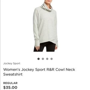 Jockey cowl neck sweater